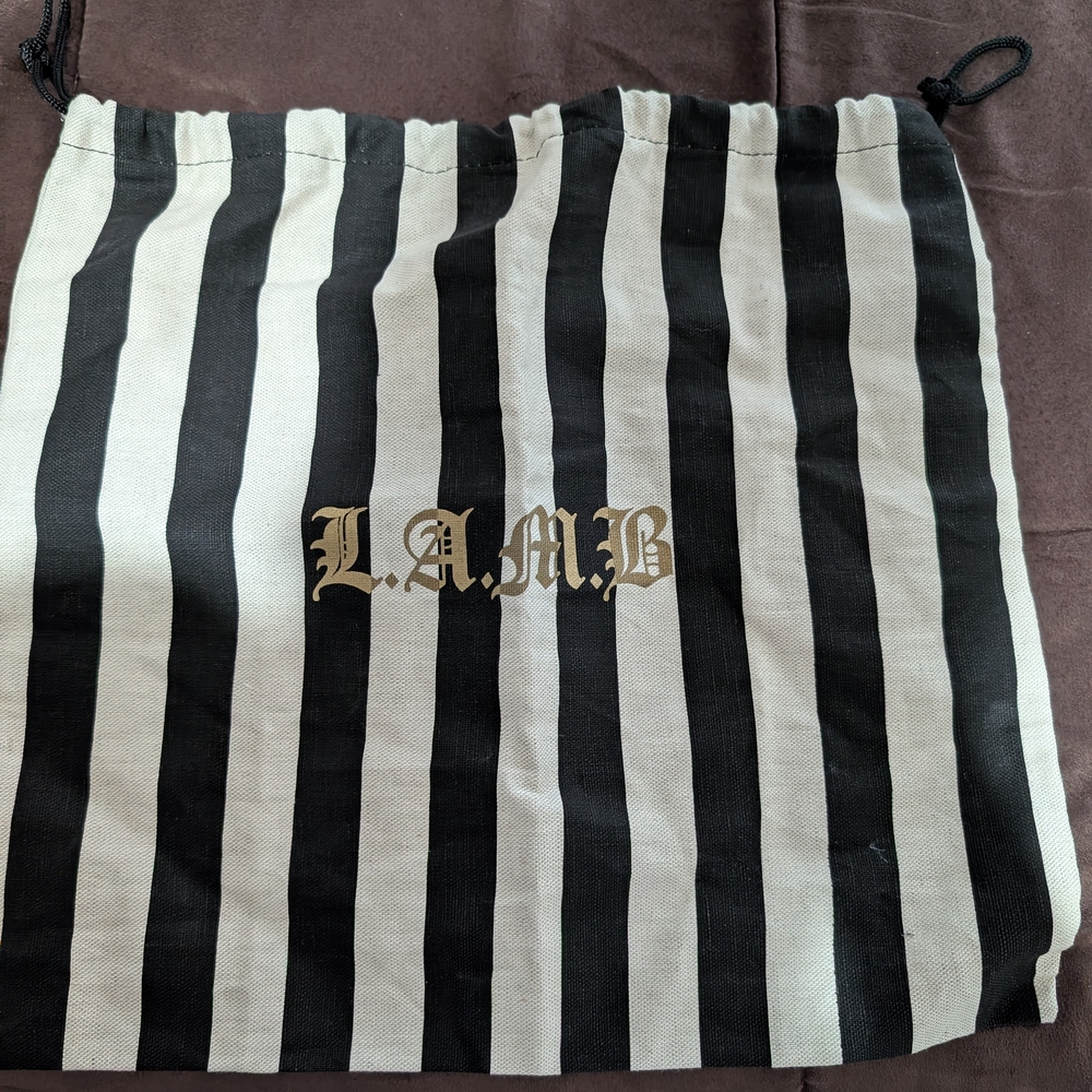 L.A.M.B. Striped Dust Bag